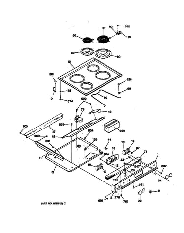 Control panel & cooktop