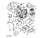 GE JCSP31BW2BB body & drawer parts diagram