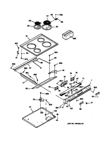 Control panel & cooktop
