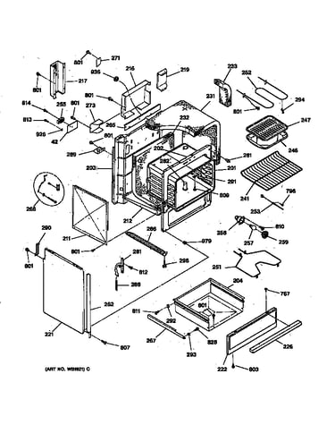 Body & drawer parts
