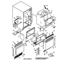 GE ZDIW50YB cabinet liner & door parts diagram