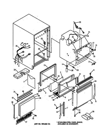Cabinet liner & door parts