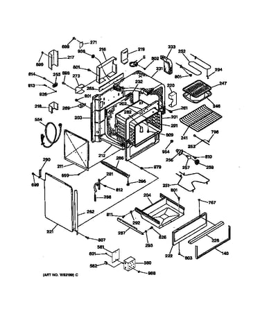 Body & drawer parts