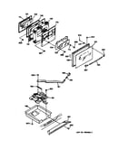 Oven door & motorized door lock