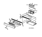 GE JHP56GN7AD vent diagram