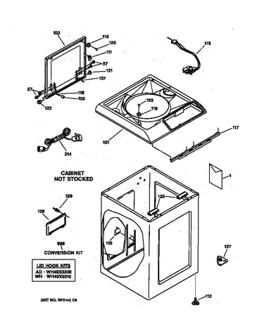 Top & cabinet parts