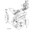 GE WSKS2060T2AB controls & rear panel parts diagram