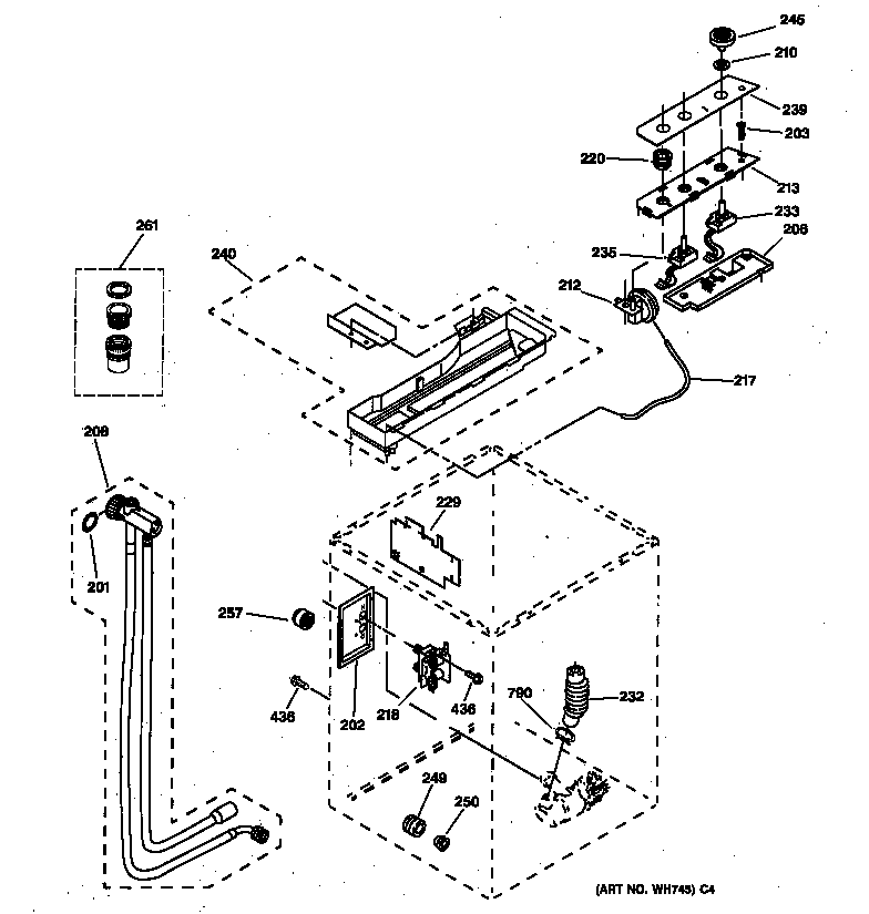 Controls & rear panel parts