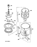 Agitator, basket & tub parts