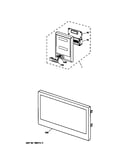 Microwave door & control panel