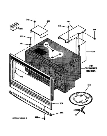 Microwave inclosurer
