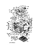 Oven body with microwave support