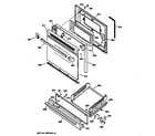 Hotpoint RGB535BEA2AD door & drawer parts diagram