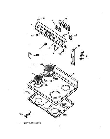 Control panel & cooktop