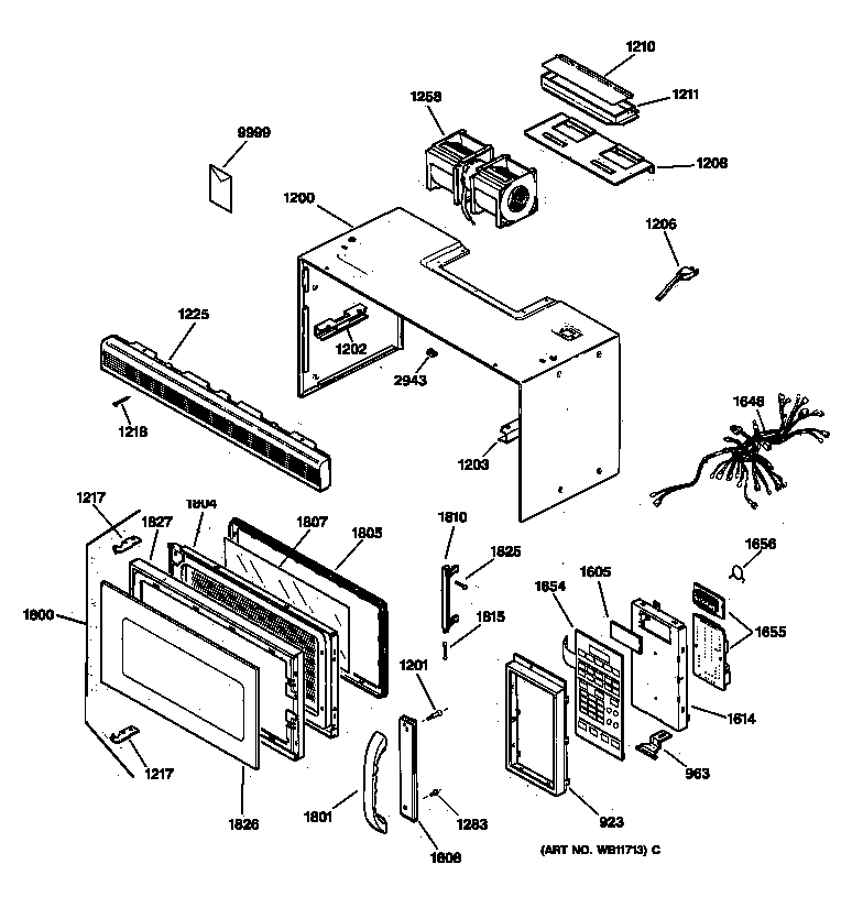Case, door & controls