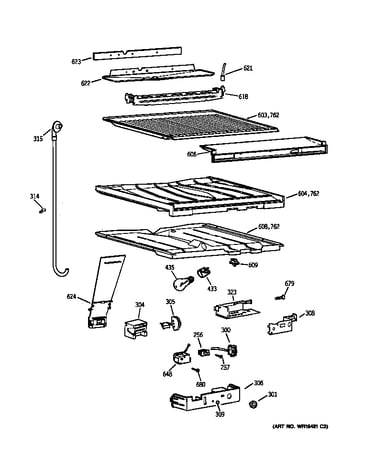 Compartment separator parts