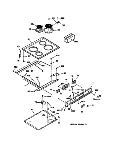 Control panel & cooktop