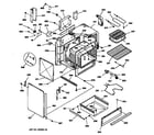 GE JSP34BW4BB body & drawer parts diagram
