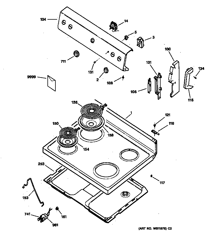 CONTROL PANEL & COOKTOP