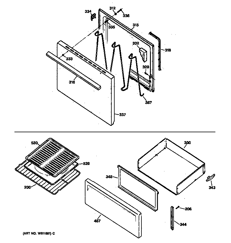 Door & drawer parts