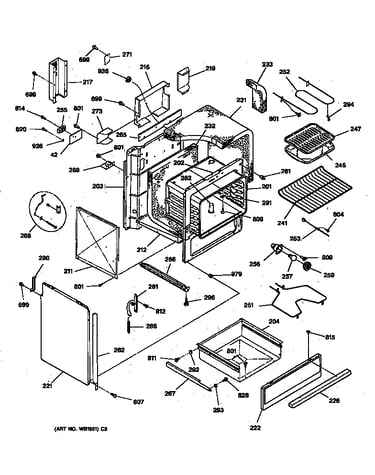 Body & drawer parts