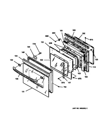 Oven door