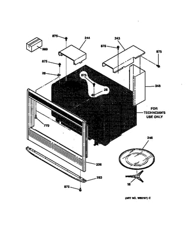 Microwave inclosurer