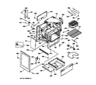 Hotpoint RB754PY3AD body parts diagram