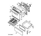 Hotpoint RB757BC1AD door & drawer parts diagram
