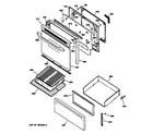 Hotpoint RB753BC1AD door & drawer parts diagram