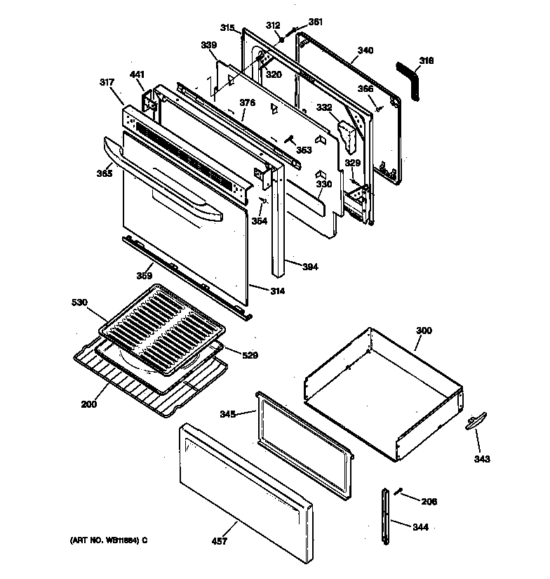 Door & drawer parts