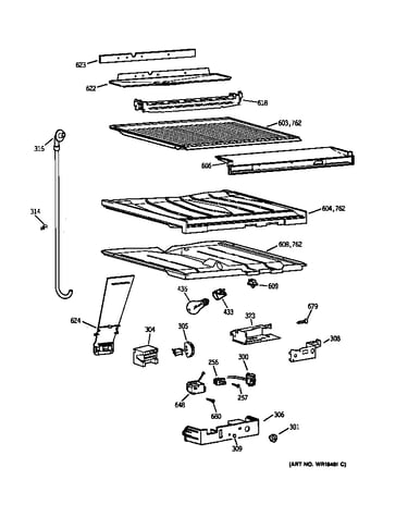 Compartment separator parts