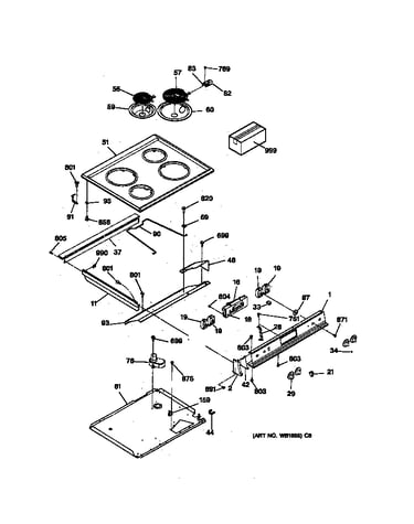 Control panel & cooktop