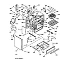 GE JCSP31BW3BB body & drawer parts diagram