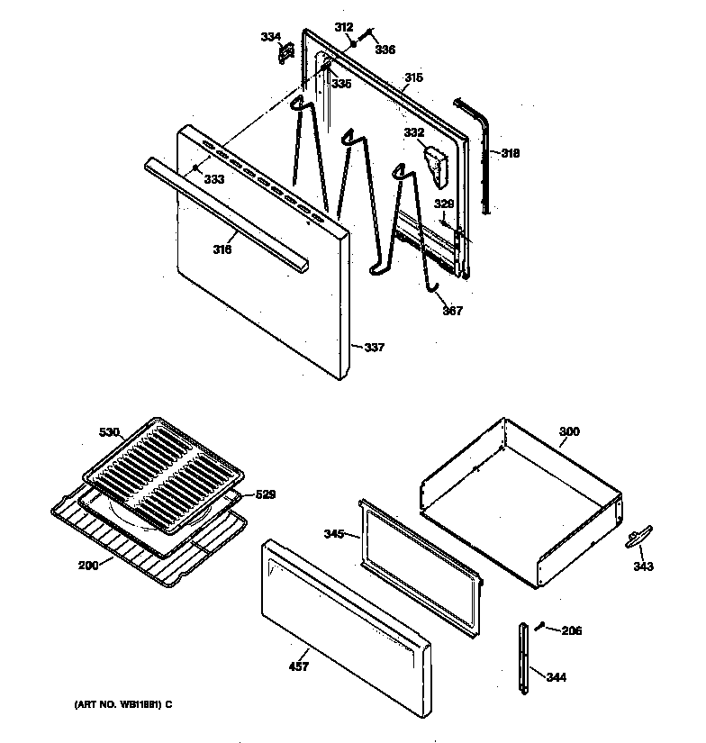 Door & drawer parts