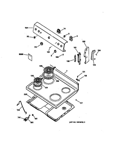 Control panel & cooktop