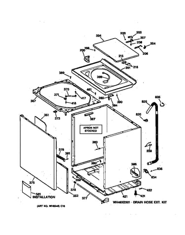 Cabinet, cover & front panel