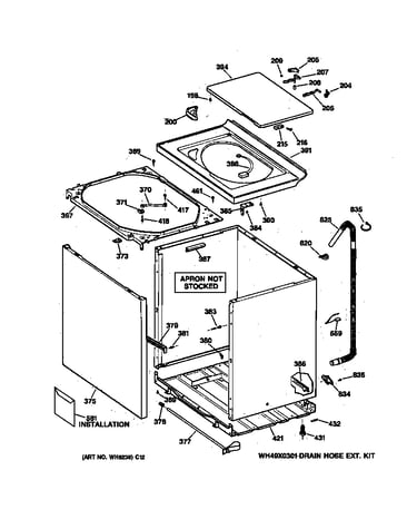 Cabinet, cover & front panel
