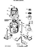 Tub, basket & agitator