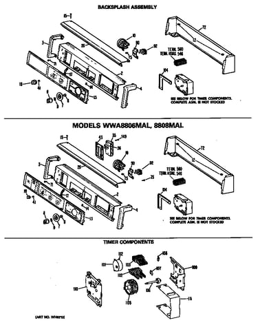 Backsplash assembly