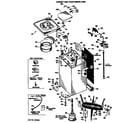 GE WRW1505KAL cabinet and suspension asm. diagram