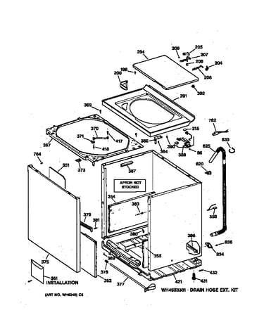Cabinet, cover & front panel