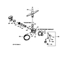 Kenmore 36314395993 motor-pump mechanism diagram