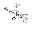 Kenmore 36314072795 motor-pump mechanism diagram
