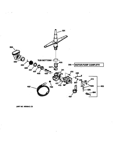 Motor-pump mechanism