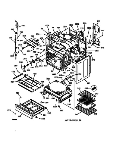 Body & drawer parts