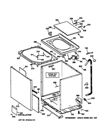 Cabinet, cover & front panel