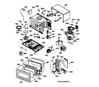 GE JES1851GB001 microwave diagram