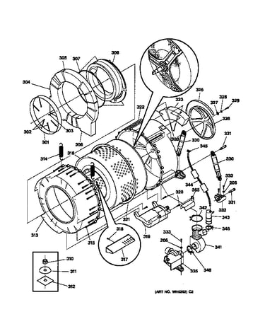 Tub & motor