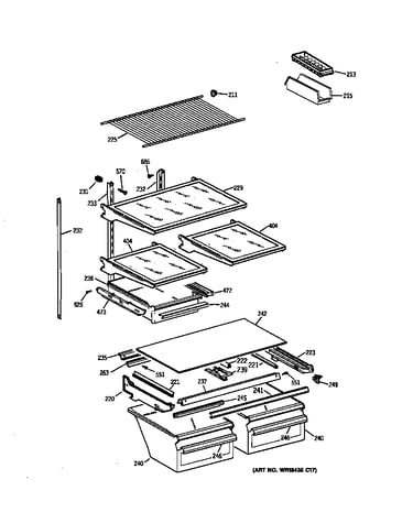 Shelf parts